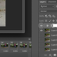 Toggling the eye for each layer, including adjustment layers, changes their visibility. Each one can be turned on or off on a frame by frame basis.